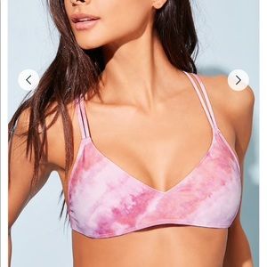 NWT watercolor bikini top
